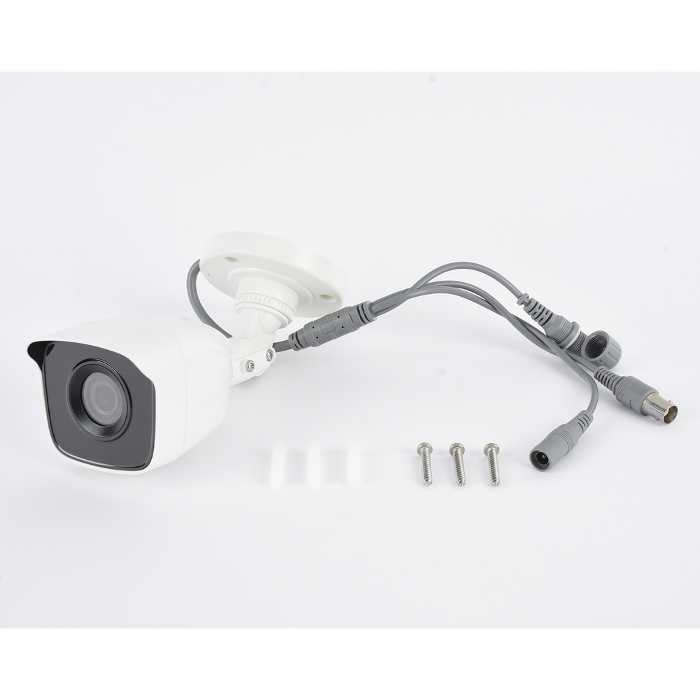 KIT TurboHD 1080p / DVR 4 Canales / 2 Cámaras Bala (Exterior) / Fuentes de Poder / Accesorios de Instalación