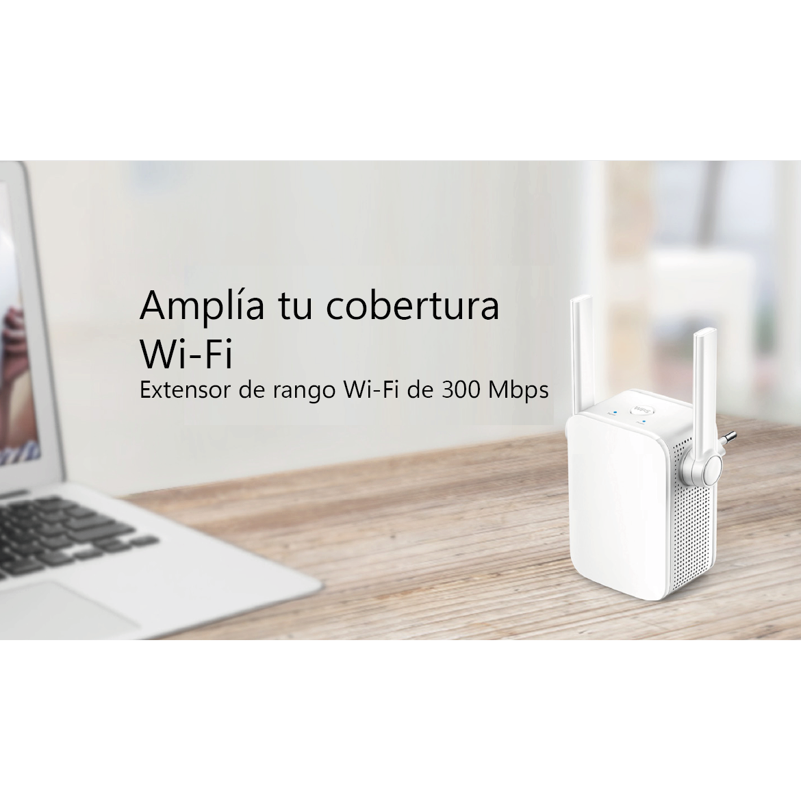 Extensor de rango Wi-Fi de 300 Mbps