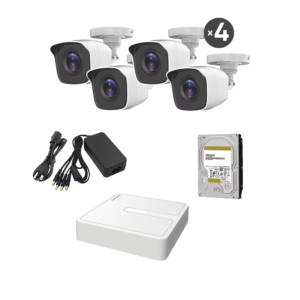 Kit de 4 cámaras con audio.
