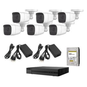 Kit de 6 cámaras con audio.